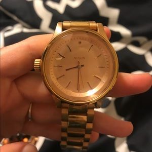 Rose Gold Nixon Watch